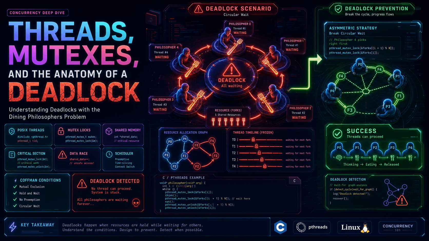 Threads, Mutexes, and the Anatomy of a Deadlock